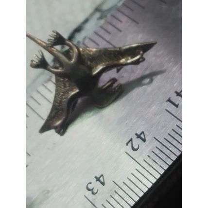 925 Sterling Silver Pterodactyl Dinosaur Ear Studs Earrings Punk Vintage Gothic