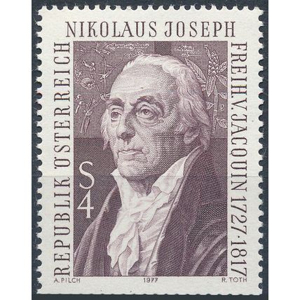 Nikolaus Joseph Freiherrn Von Jacquin - Austria 1977 - MNH - MiNr 1540