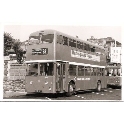 Black & White Photograph of Maidstone & District Motor Services Ltd. - 502 DKT