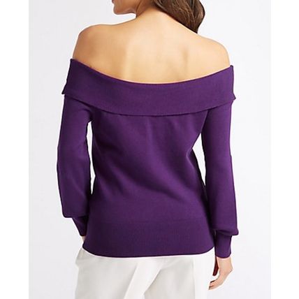 MARKS & SPENCER PER UNA Textured Long Sleeve Bardot Jumper BNWT (RARE)