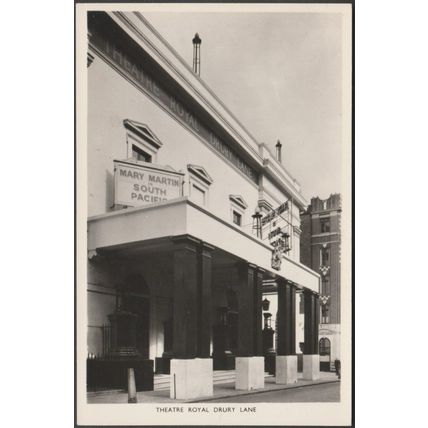 Theatre Royal, Drury Lane, London, 1951 - Tuck's RP Postcard