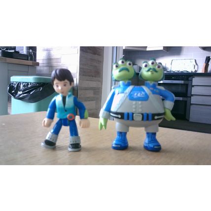 Miles From Tomorrow Land by Disney - 2 Figures (Miles & Admiral Watson & Crick)