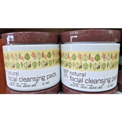 Trader Joe's SPA Natural Facial Cleansing Pads with Tea Tree Oil (2 Jars)