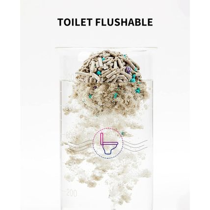 PETKIT Mixed Cat Litter Fast Clumping,Flushable,Ultra Absorbent, 100% Natural In