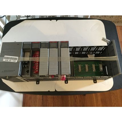 ALLEN BRADLEY 1746-a10,1746-p2 SLC-500,1746-P2,5/01 CPU,TRIACI/O'S,1747-L511,Ch