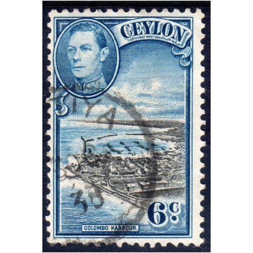Sg388 6c black & blue fine used (U102)