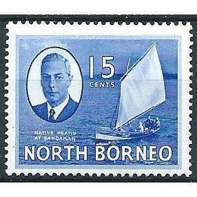 North Borneo 1950 SG363 15c Ultramarine Unmounted Mint ....