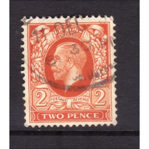 GREAT BRITAIN 1935 GEORGE V SG442 2d ORANGE FINE USED #2