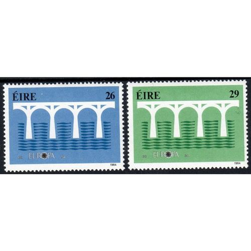 1984 Ireland Sg588 - Sg589 FRESH MNH UN MOUNTED MINT SET (E29)