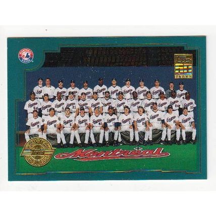 2001 Topps HTA Montreal Expos team set- 18 cards- Factory Set Fresh!