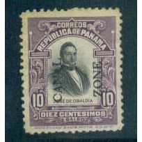 Used Canel Zone 41 10c Jose de Obaldia Very Fine NA0387