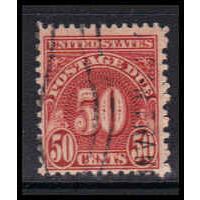 Used J86 50c Postage Due Barely Clears K1482