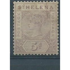 chalon st.helena stamps sg51 sg 51 no gum stained filler