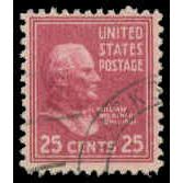 Used 829 25c William McKinley Just Clears M08094