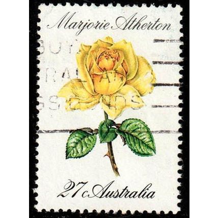 Australia 1982 Flowers Rose 27c Used Stamp.