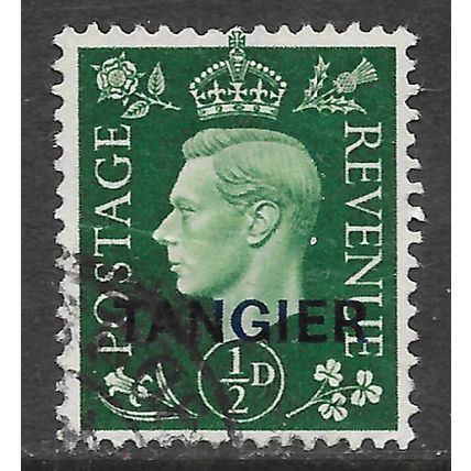 MOROCCO AGENCIES TANGIER SG245 KG6 BRITISH CURRENCY USED