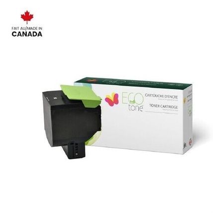 Compatible with Lexmark C231HK0 Black Remanufactured ECOtone High Yield Toner Ca
