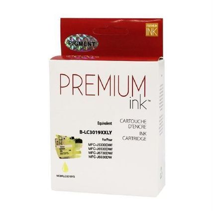 Compatible with Brother LC3019XXL Yellow Compatible Pigment Premium Ink Cartridg