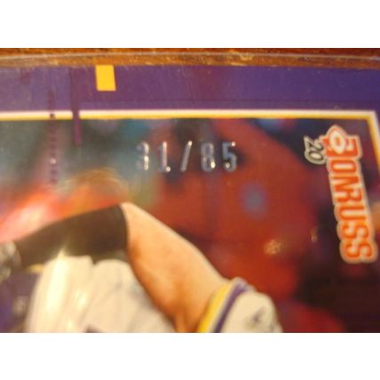 2020 Donruss, Purple, #'d 31/85, HARRISON SMITH, Vikings #161