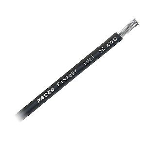 Pacer Black 10 AWG Battery Cable - Sold By The Foot