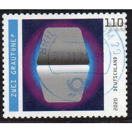 Germany 2020 Optical Illusions - Two Shades of Grey 110(c) Used