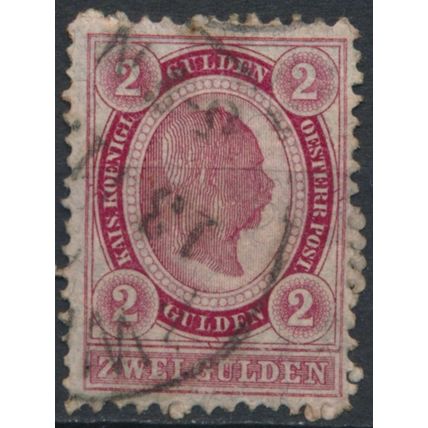 Emperor Franz Josef I: 2g P13 - Austria 1890 - FH - MiNr 62
