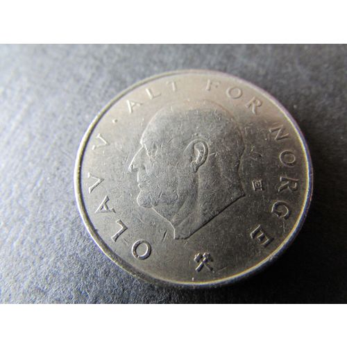 1987 NORWAY ONE KRONE FREE POST. AAF