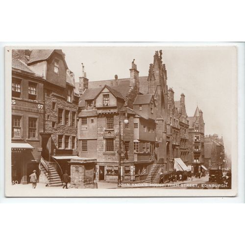 John Knox's House High Street Edinburgh RP Postcard 10