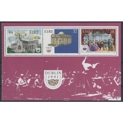 Ireland Sg800a Dublin booklet pane fresh mint never hinged (Z602)
