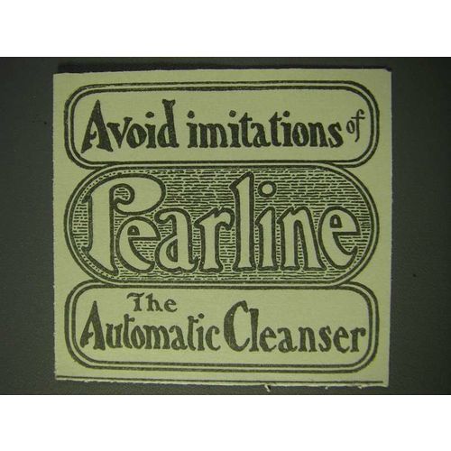 1900 Pearline Detergent Ad - Avoid imitations of Pearline