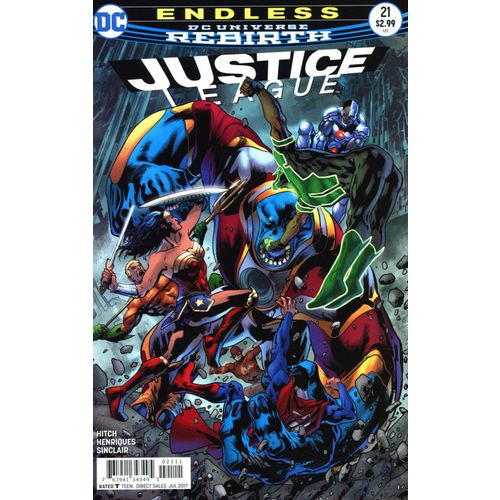 Justice League (2016) #21 DC Comics REBIRTH Endless SUPERMAN