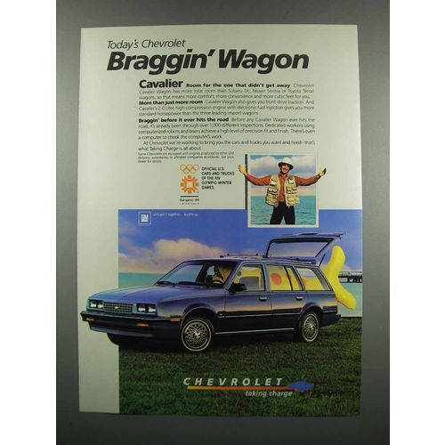 1983 Chevrolet Cavalier Ad - Braggin' Wagon