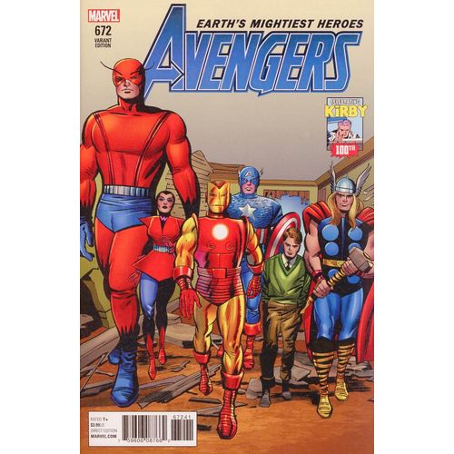 The Avengers (1963) #672 Marvel (Kirby 100th Anniversary Variant) CHAMPIONS