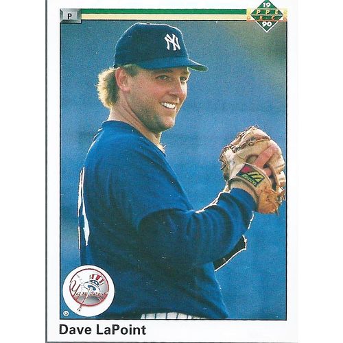 1990 Upper Deck New York Yankees Dave LaPointe 507