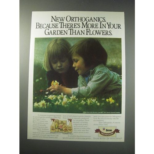 1991 Ortho Orthoganics Ad - Because there's more in your garden