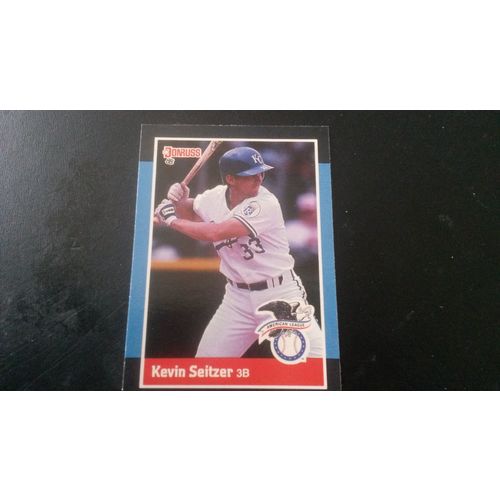 1988 Donruss All-Stars Card # 27 Kevin Seitzer Excellent (5) Kansas City Royals