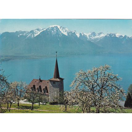 Glion Montreaux Switzerland Postcard used VGC