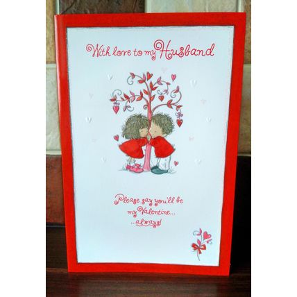 Valentines Card - Husband - Glitter Card - 002