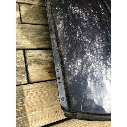 Audi Passenger Right Rear Door + Window Glass D2 A8L Blue Local Pickup IL 61065
