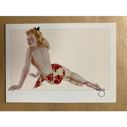 Varga Girls Pin-Ups Series 2 Base trading card # 79 (A) 1993 Alberto Vargas
