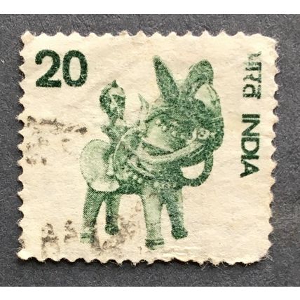 India. 1979 Definitives. SG 923. 20p Green