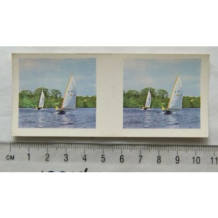 1960s Weetabix 3-D Thrill Card No. 21 Sailing