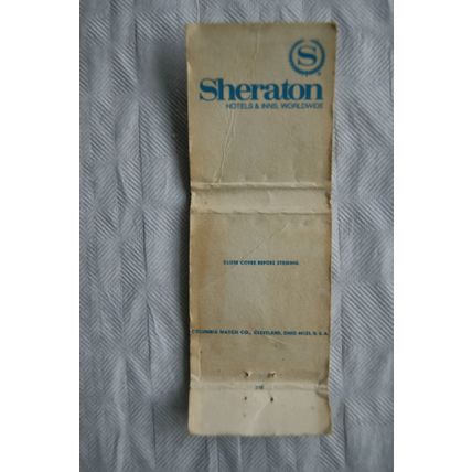 Old Matchbook cover Sheraton Hotels & Inns