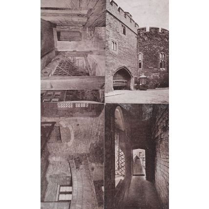Bloody Tower Of London 4x Antique Gale & Polden Postcard s