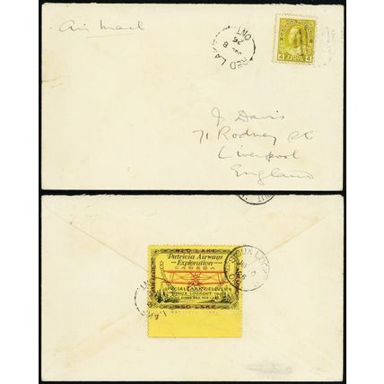 CL13, Scarce Commercial Semi Official Cover to England