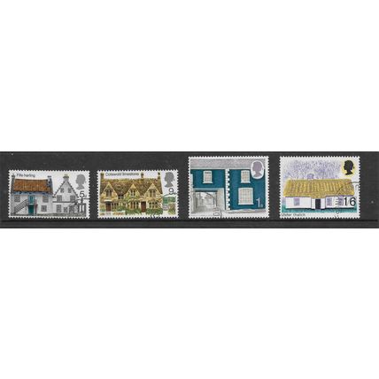 GREAT BRITAIN 1970 BRITISH RURAL ARCHITECHTURE SG832/834 SET 4 VALS FINE USED#7