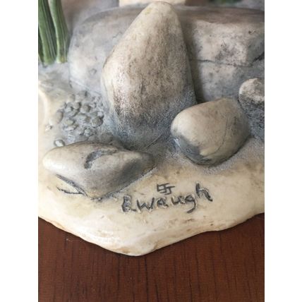 Border Fine Arts Otter and Trout WW5 Vintage 1989 by Elizabeth Waugh