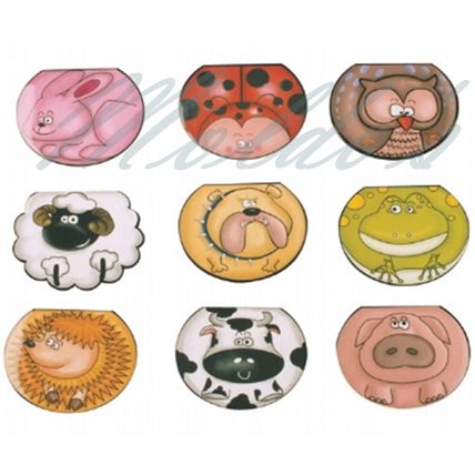 Novelty Memo Note Pad Animals Farm Bright Colours Cow Pig Sheep Frog More K50