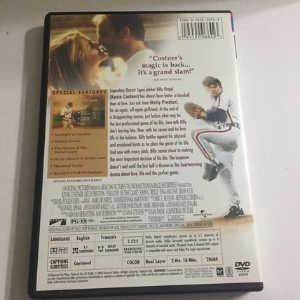 Preowned For the Love of the Game Kevin Costner DVD