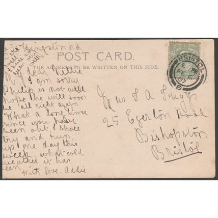 Polperro, Cornwall, 1907 - Valentine's Postcard